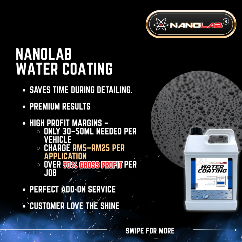 Best Profit using Nanolab Water Coating