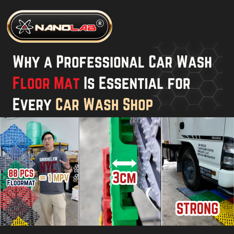 Image show Why a professional car wash floor mat is essential for every car wash shop.